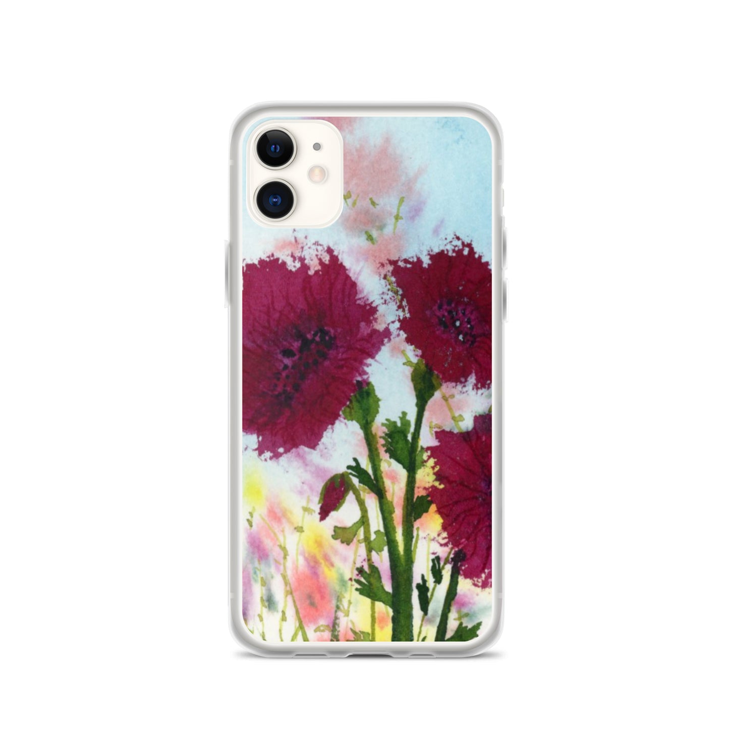 Dark Poppies Clear Case for iPhone®