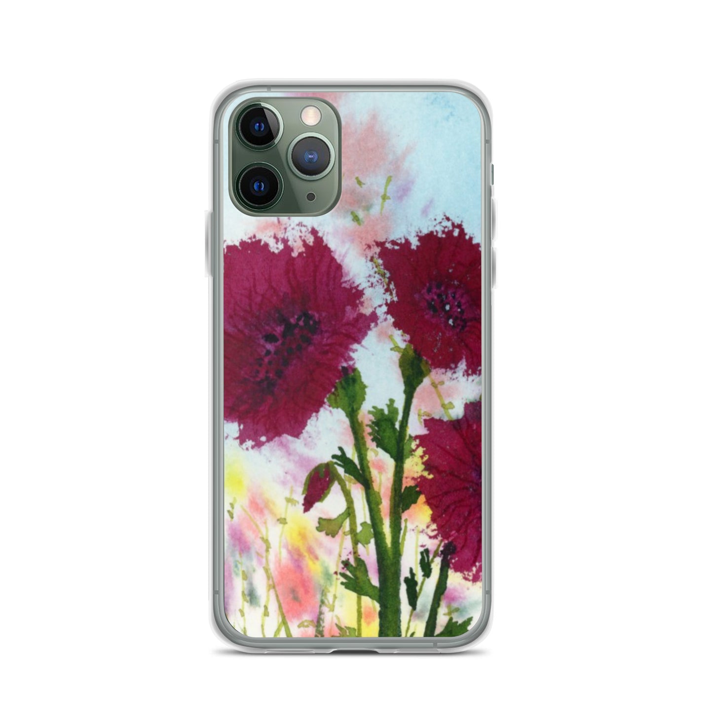 Dark Poppies Clear Case for iPhone®