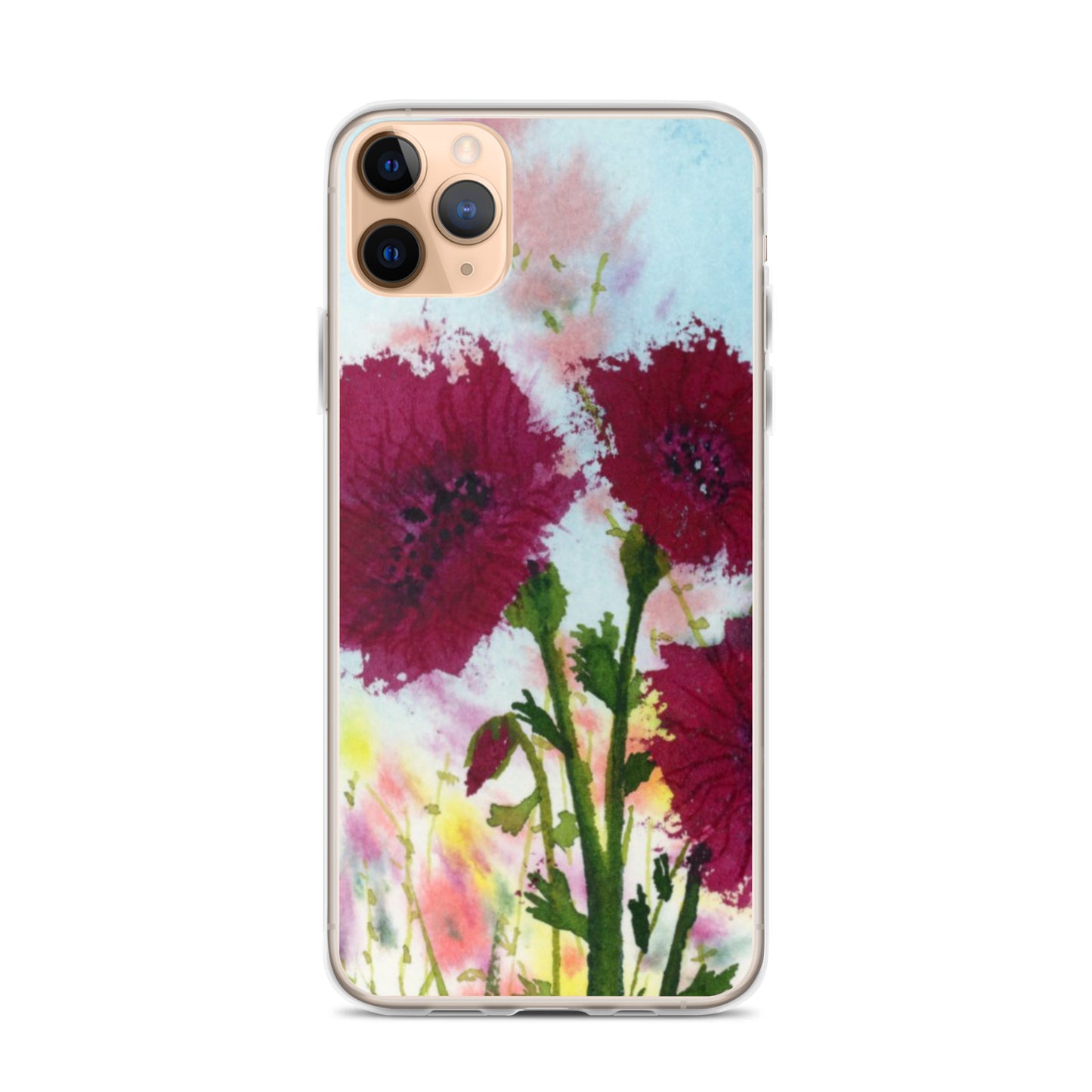 Dark Poppies Clear Case for iPhone®