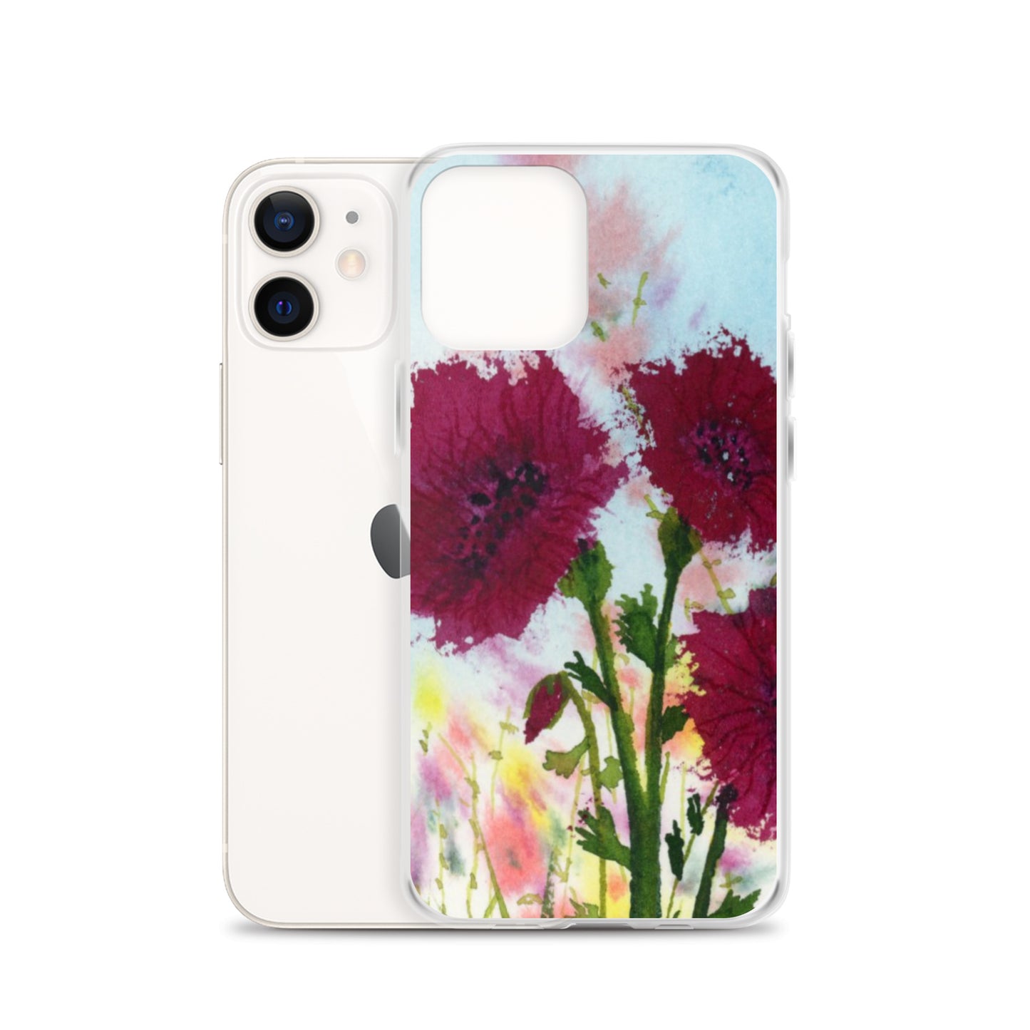 Dark Poppies Clear Case for iPhone®