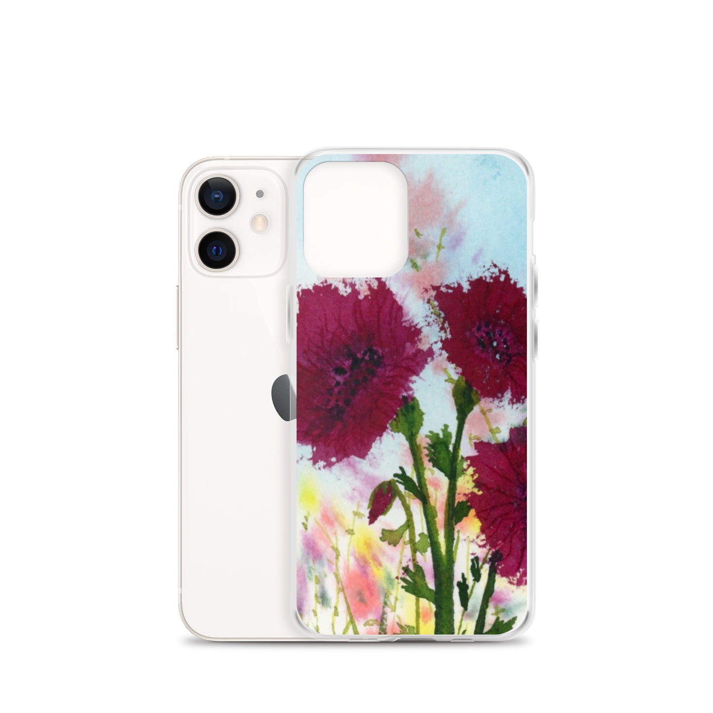 Dark Poppies Clear Case for iPhone®