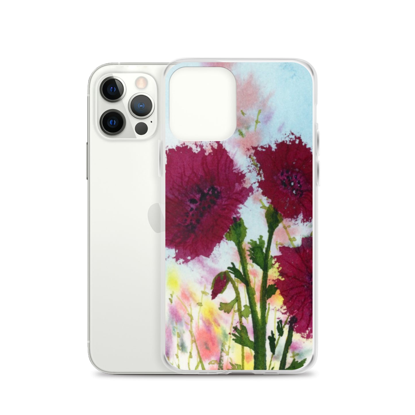 Dark Poppies Clear Case for iPhone®