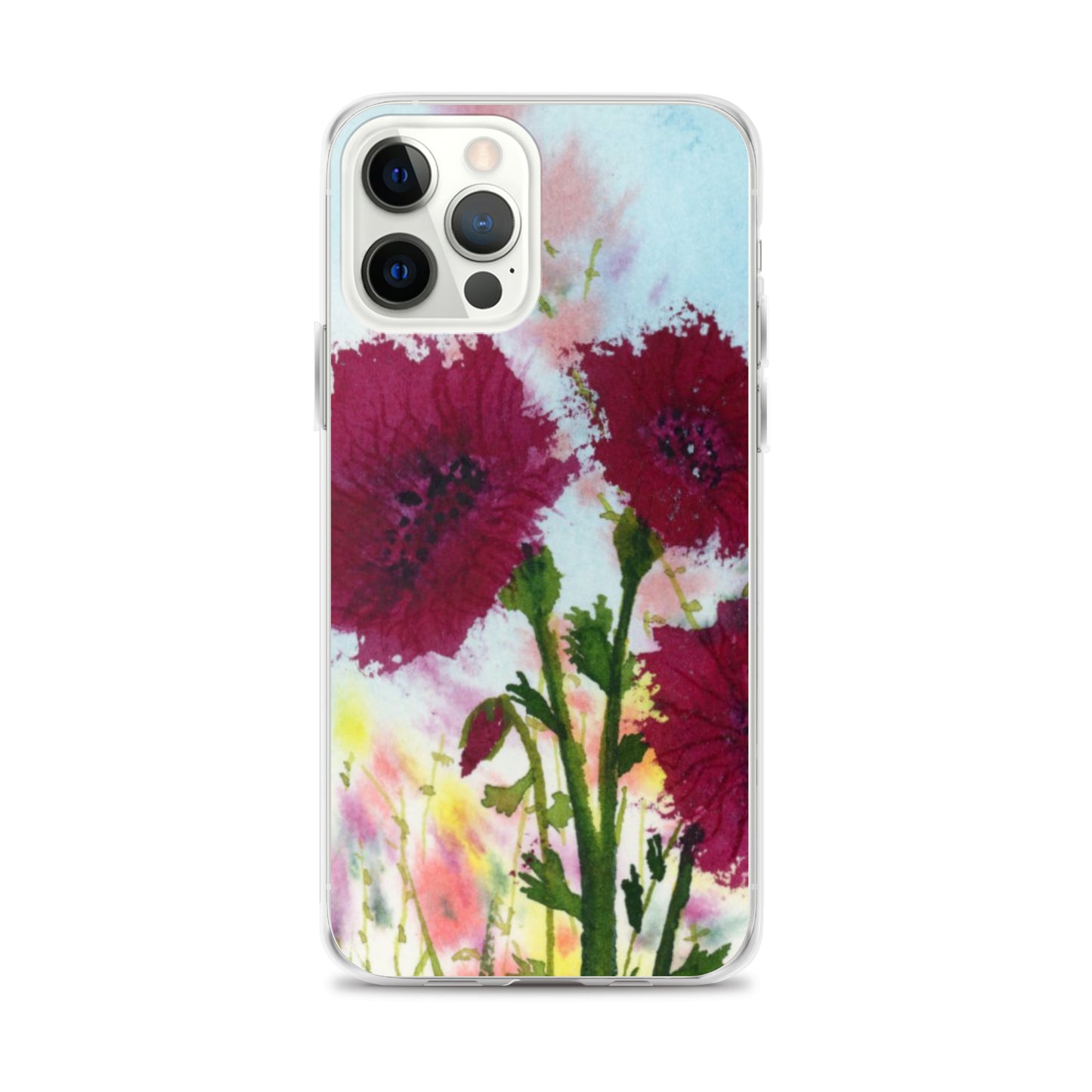 Dark Poppies Clear Case for iPhone®