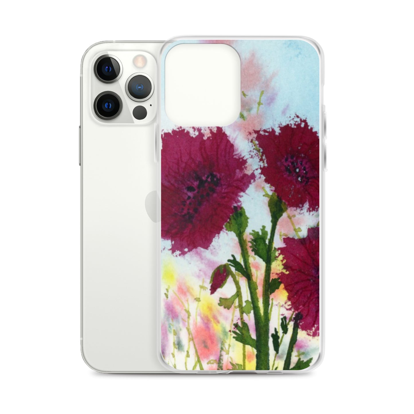 Dark Poppies Clear Case for iPhone®