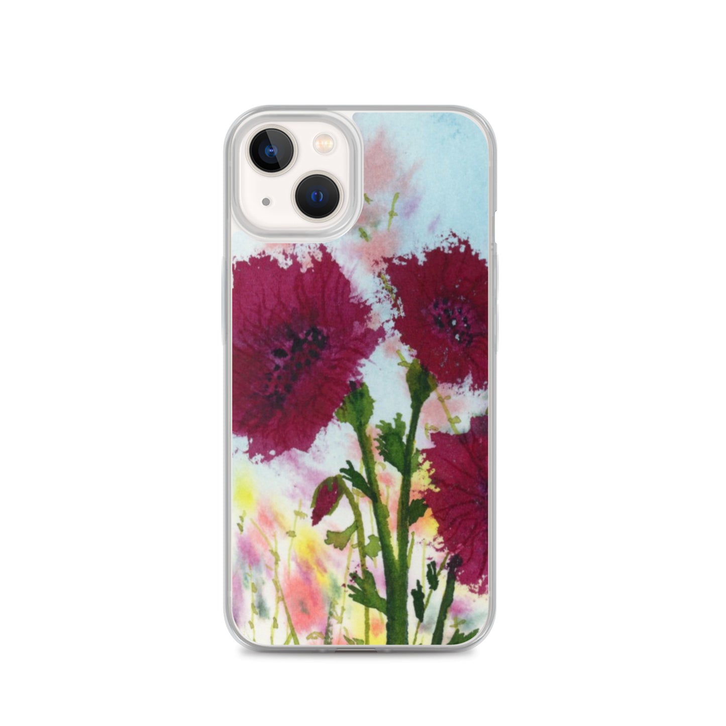 Dark Poppies Clear Case for iPhone®