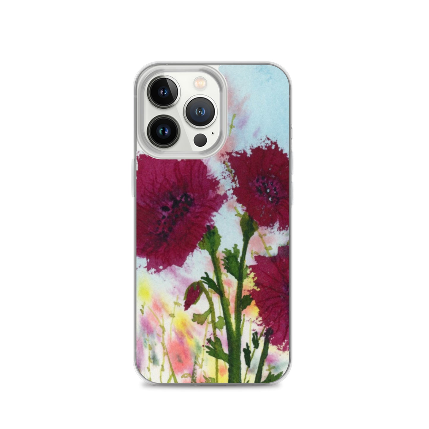 Dark Poppies Clear Case for iPhone®