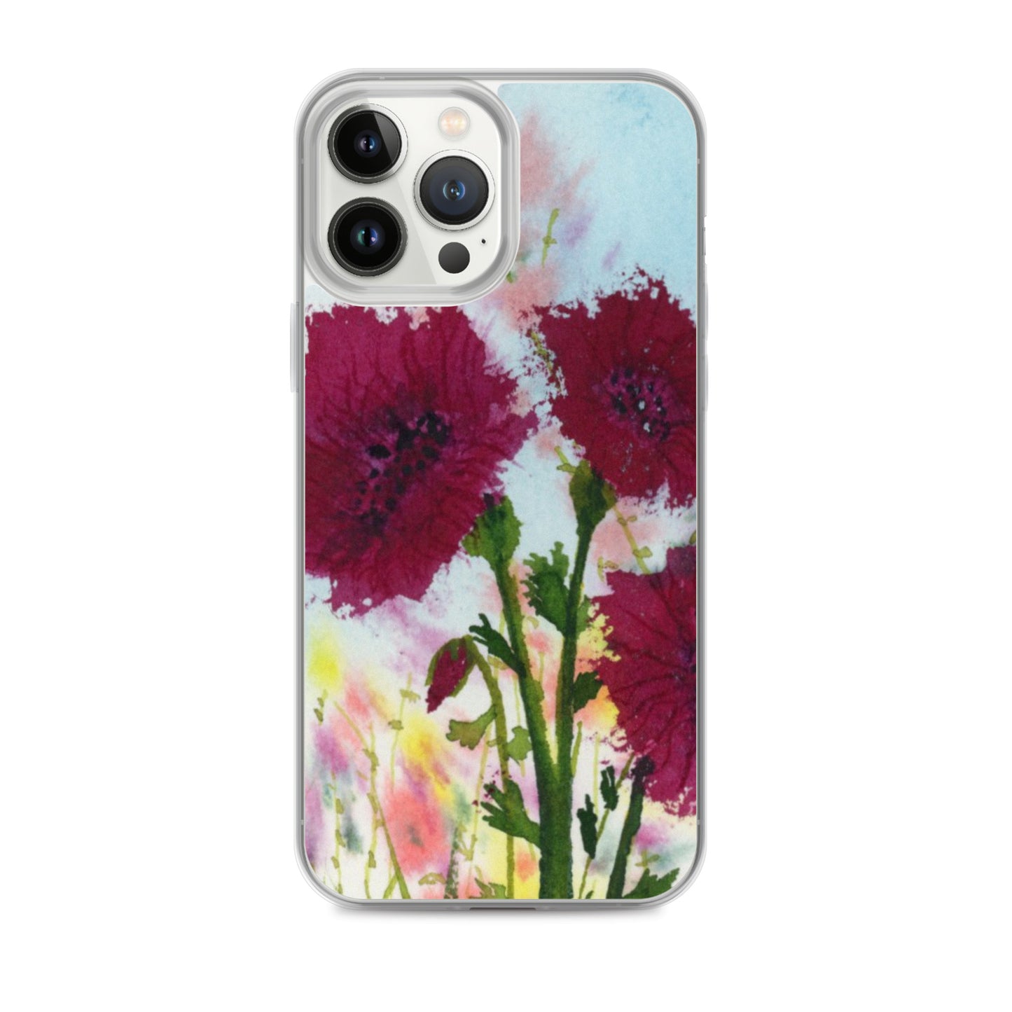 Dark Poppies Clear Case for iPhone®