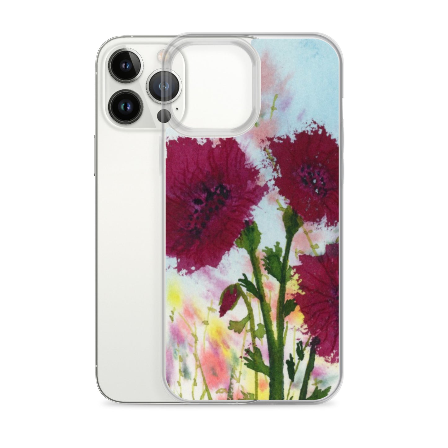 Dark Poppies Clear Case for iPhone®