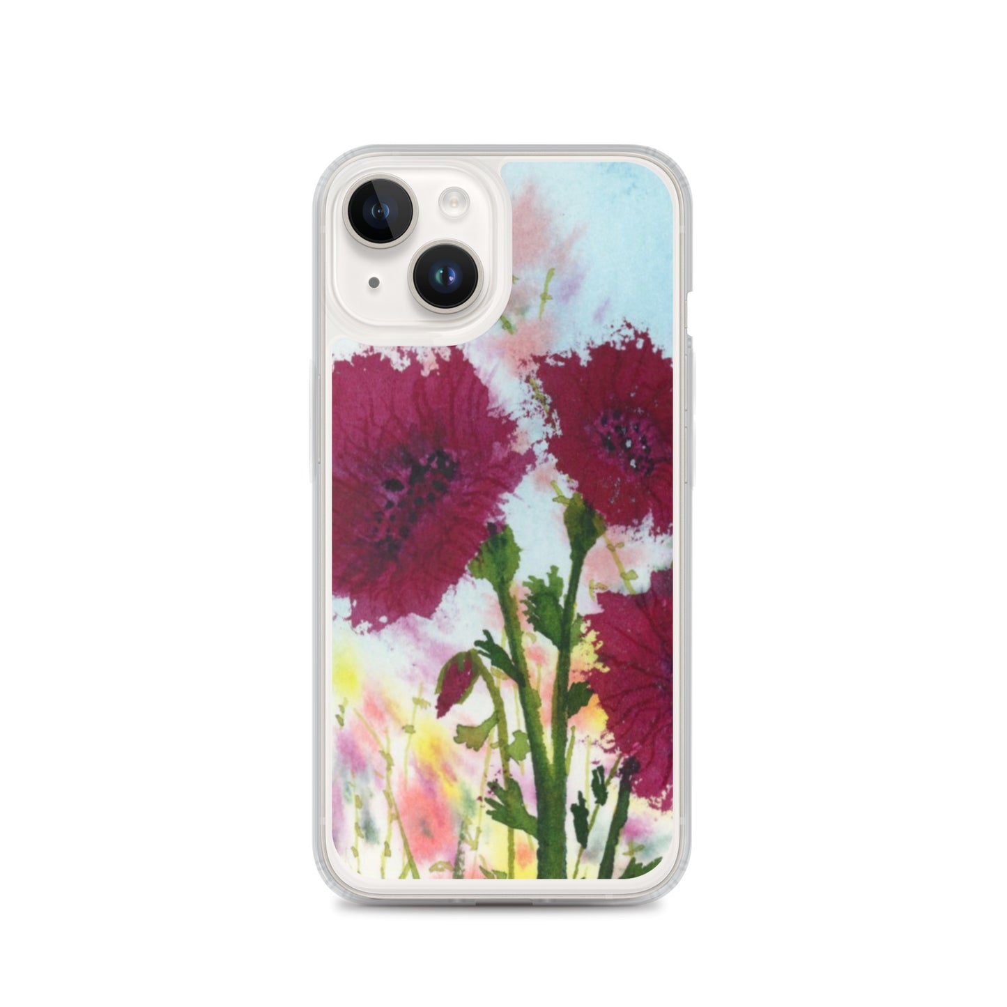 Dark Poppies Clear Case for iPhone®