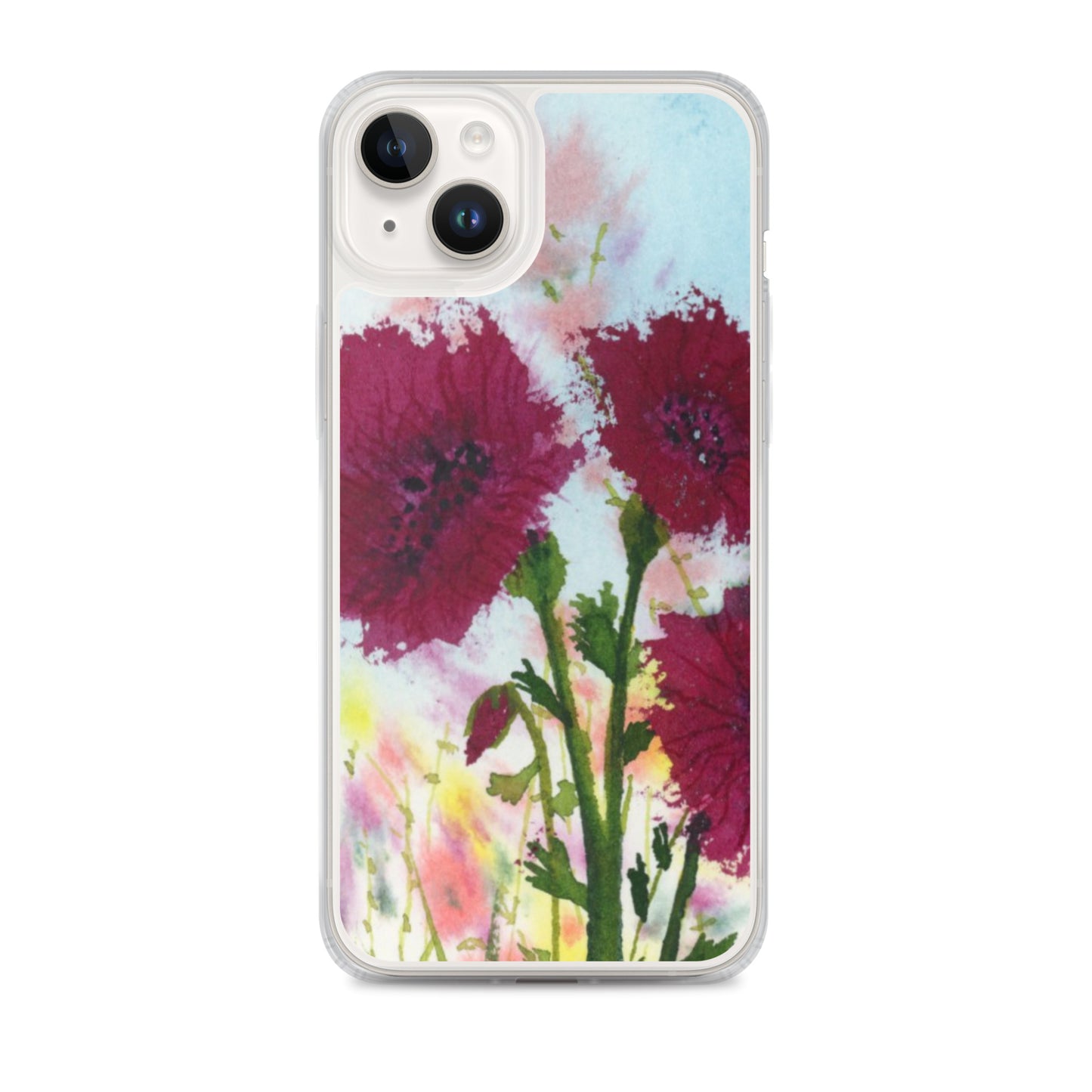 Dark Poppies Clear Case for iPhone®