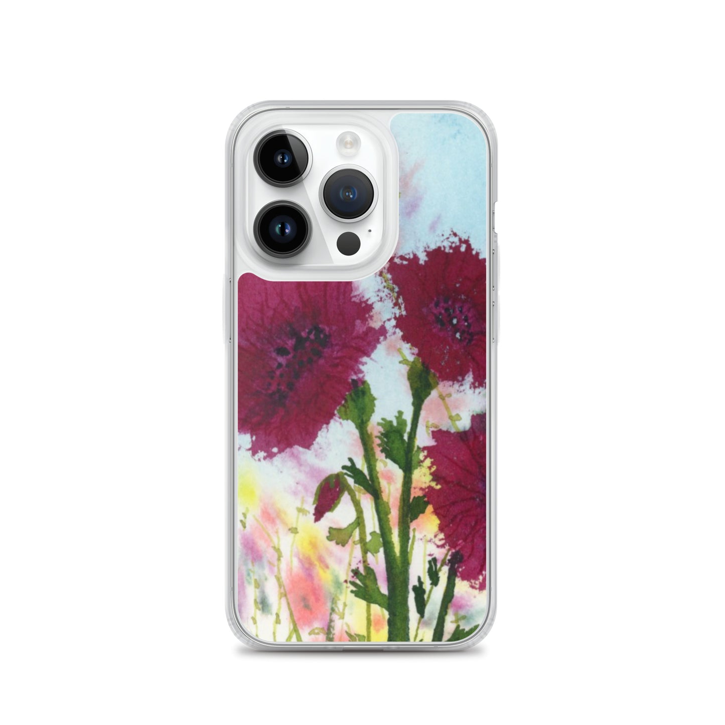 Dark Poppies Clear Case for iPhone®