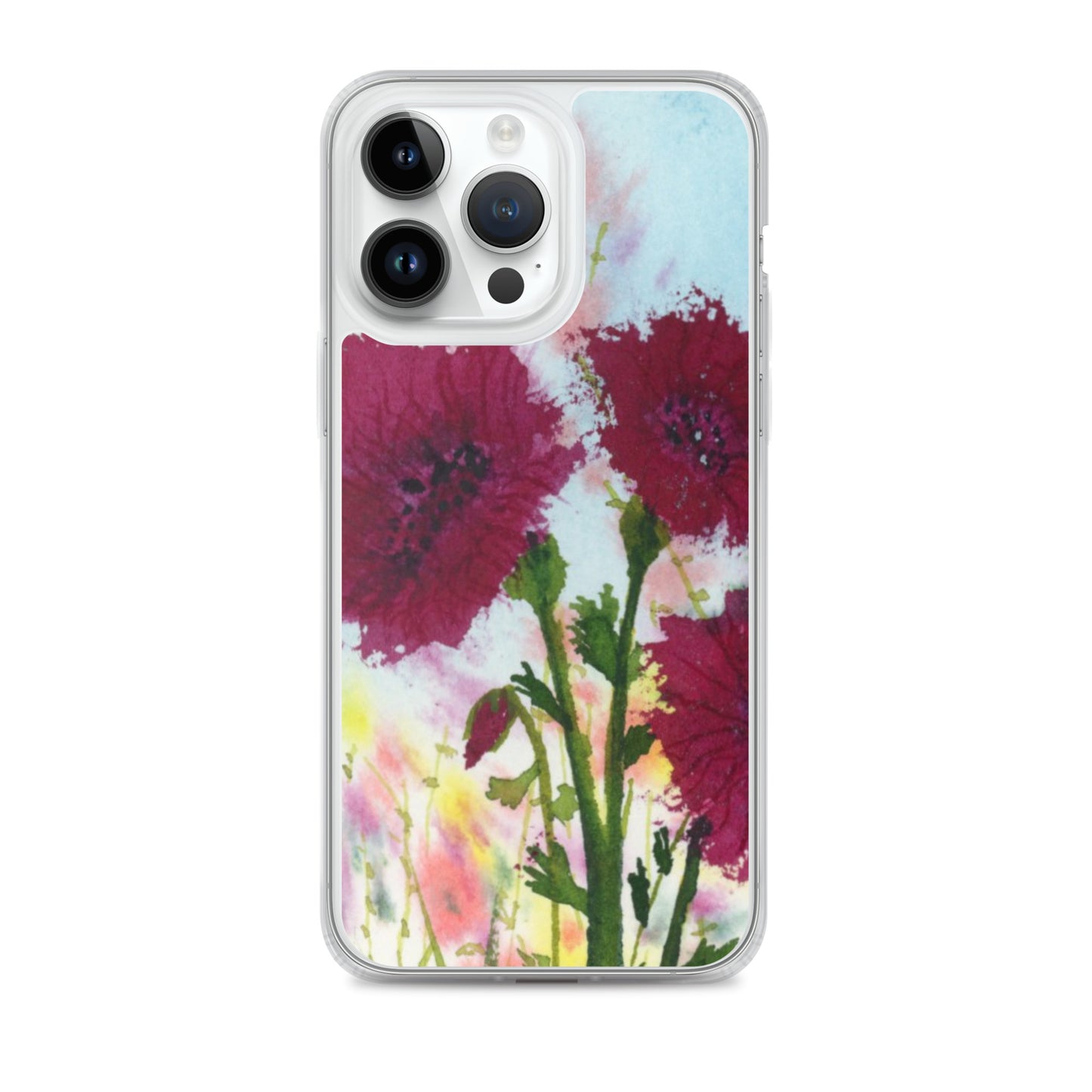 Dark Poppies Clear Case for iPhone®