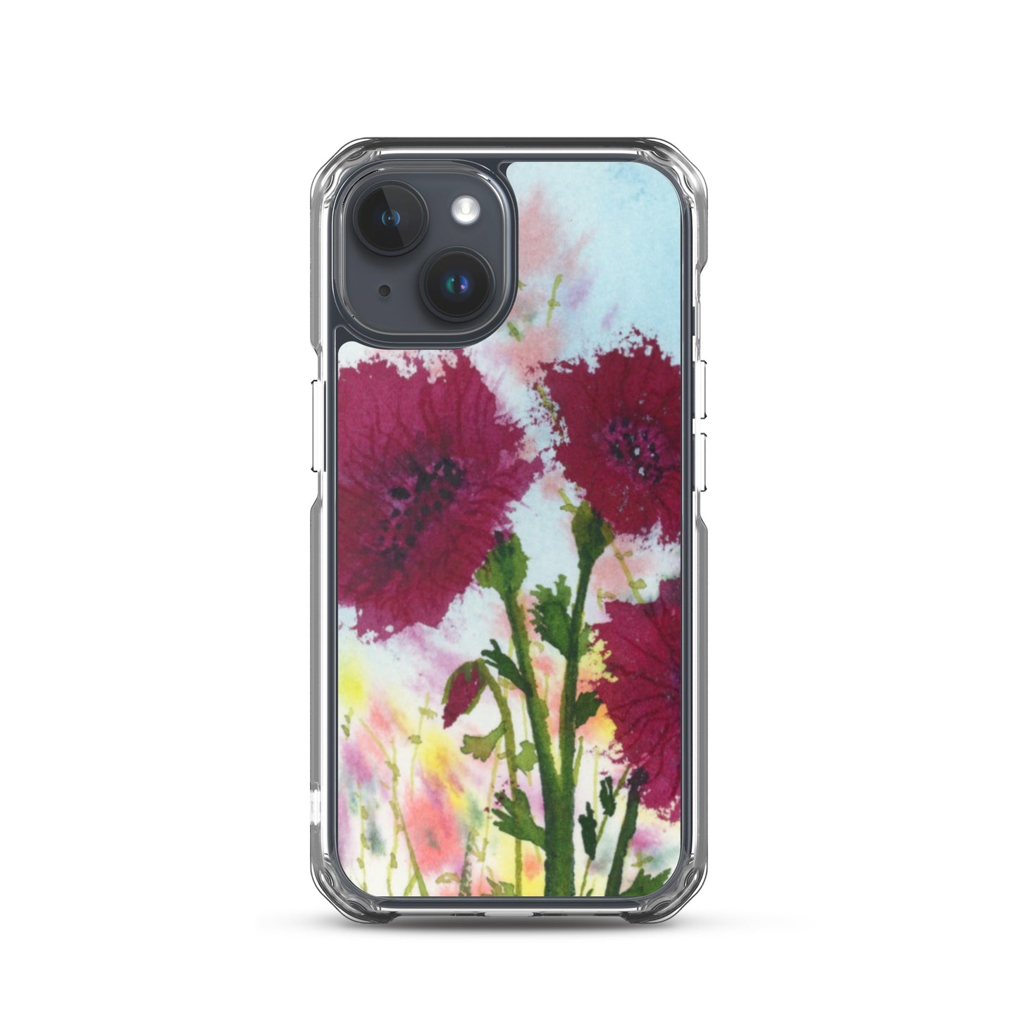 Dark Poppies Clear Case for iPhone®