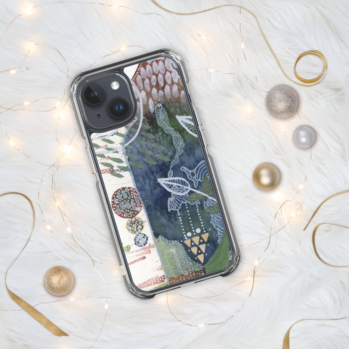 Silver Leaves iPhone® Case