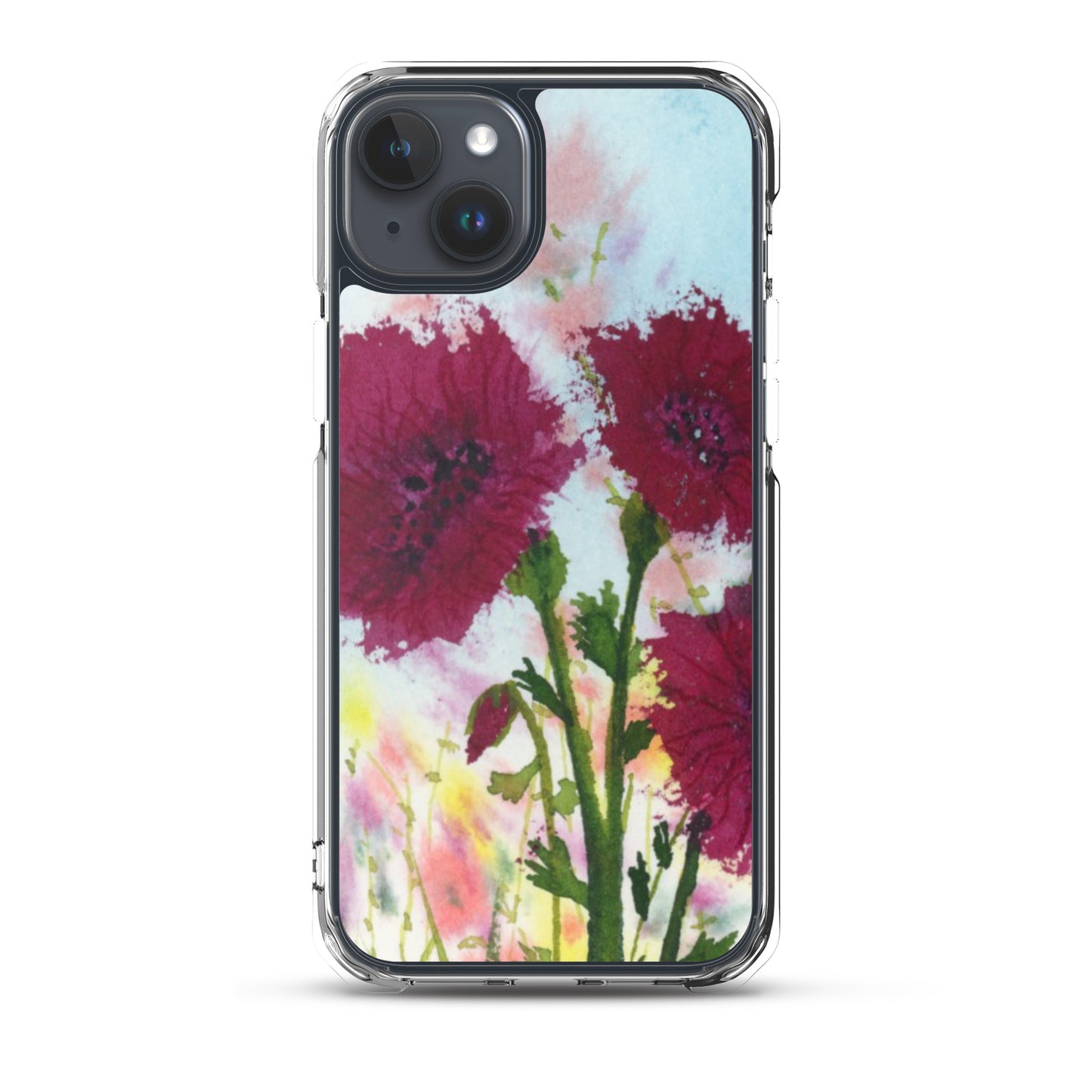 Dark Poppies Clear Case for iPhone®