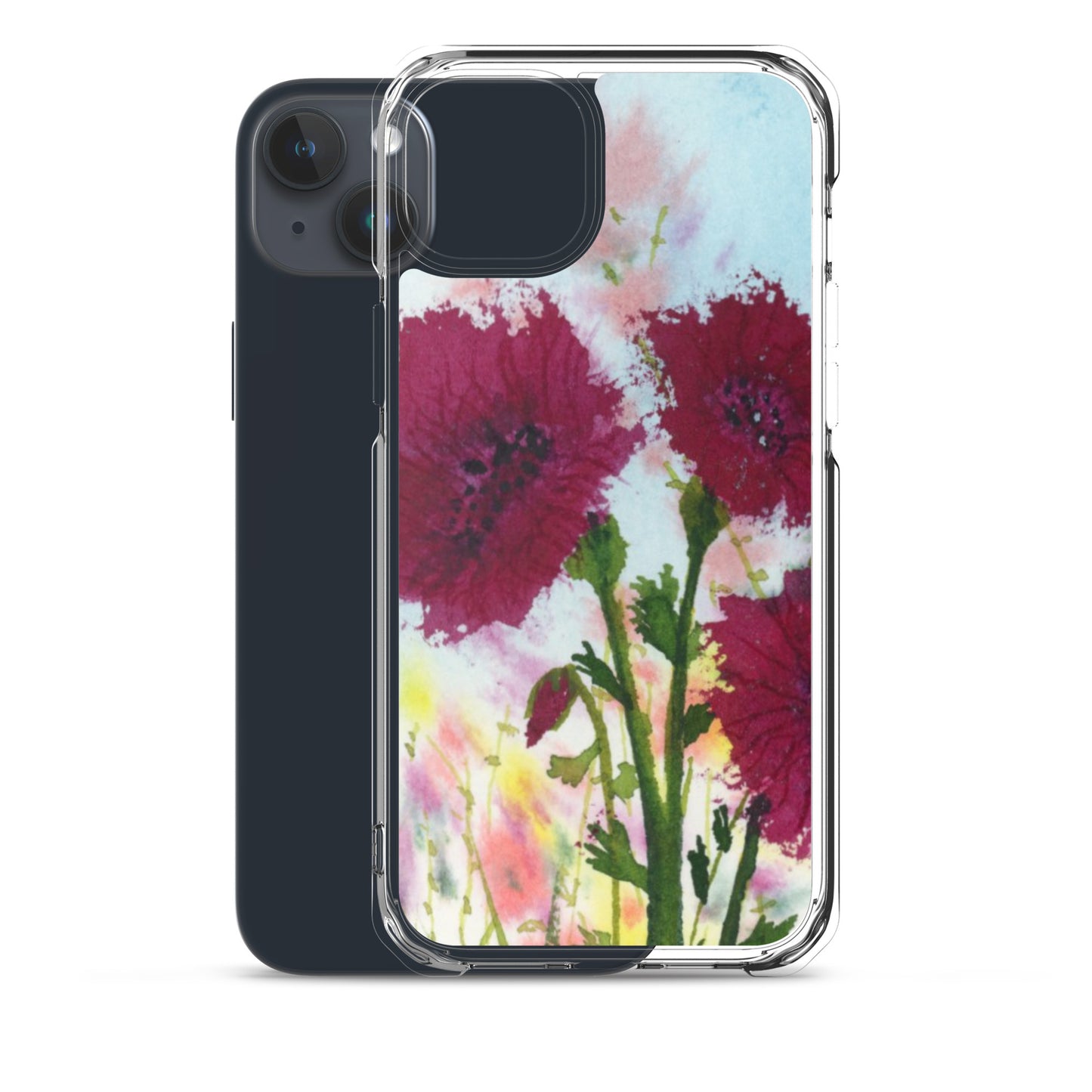 Dark Poppies Clear Case for iPhone®