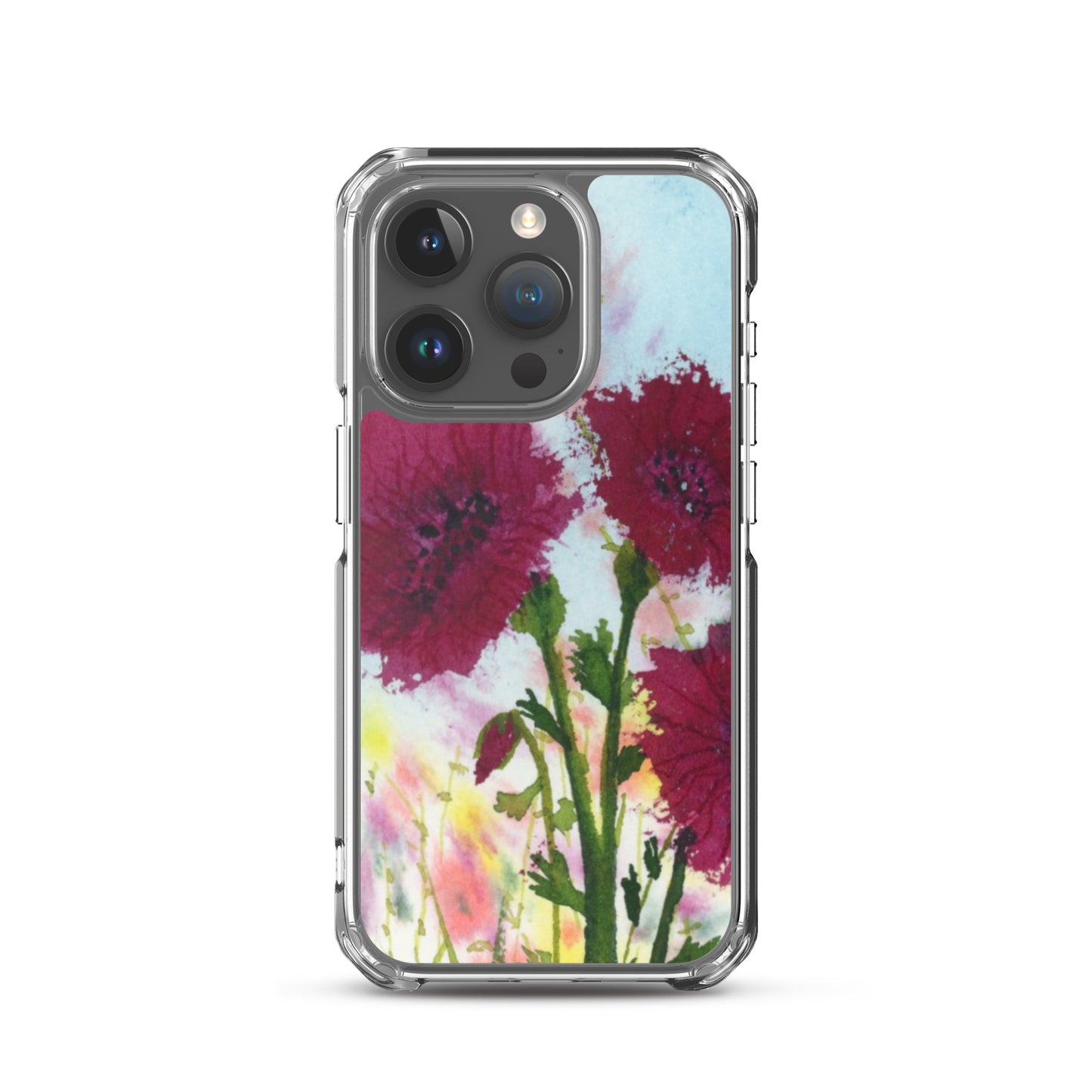 Dark Poppies Clear Case for iPhone®