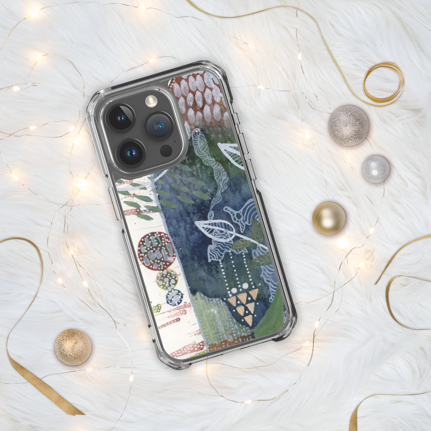 Silver Leaves iPhone® Case