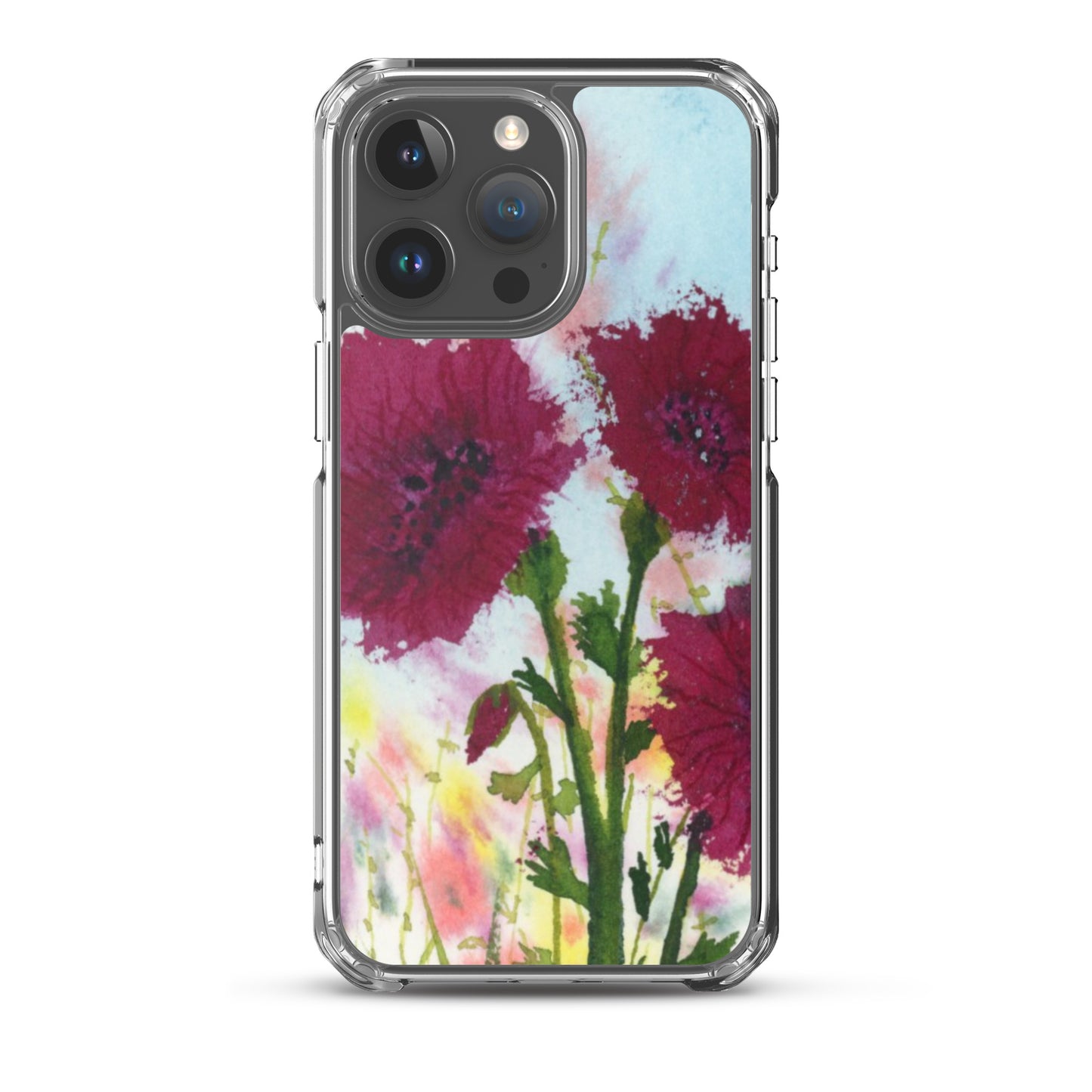 Dark Poppies Clear Case for iPhone®