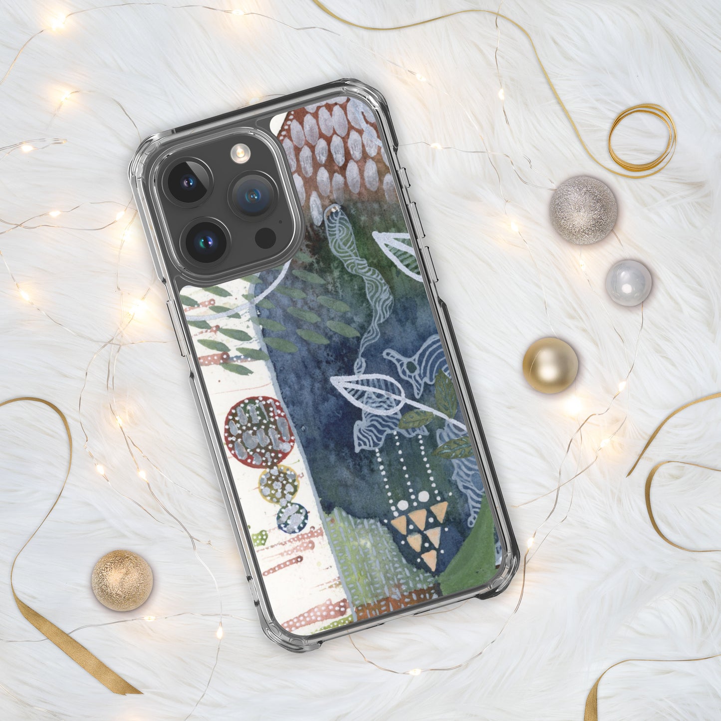 Silver Leaves iPhone® Case