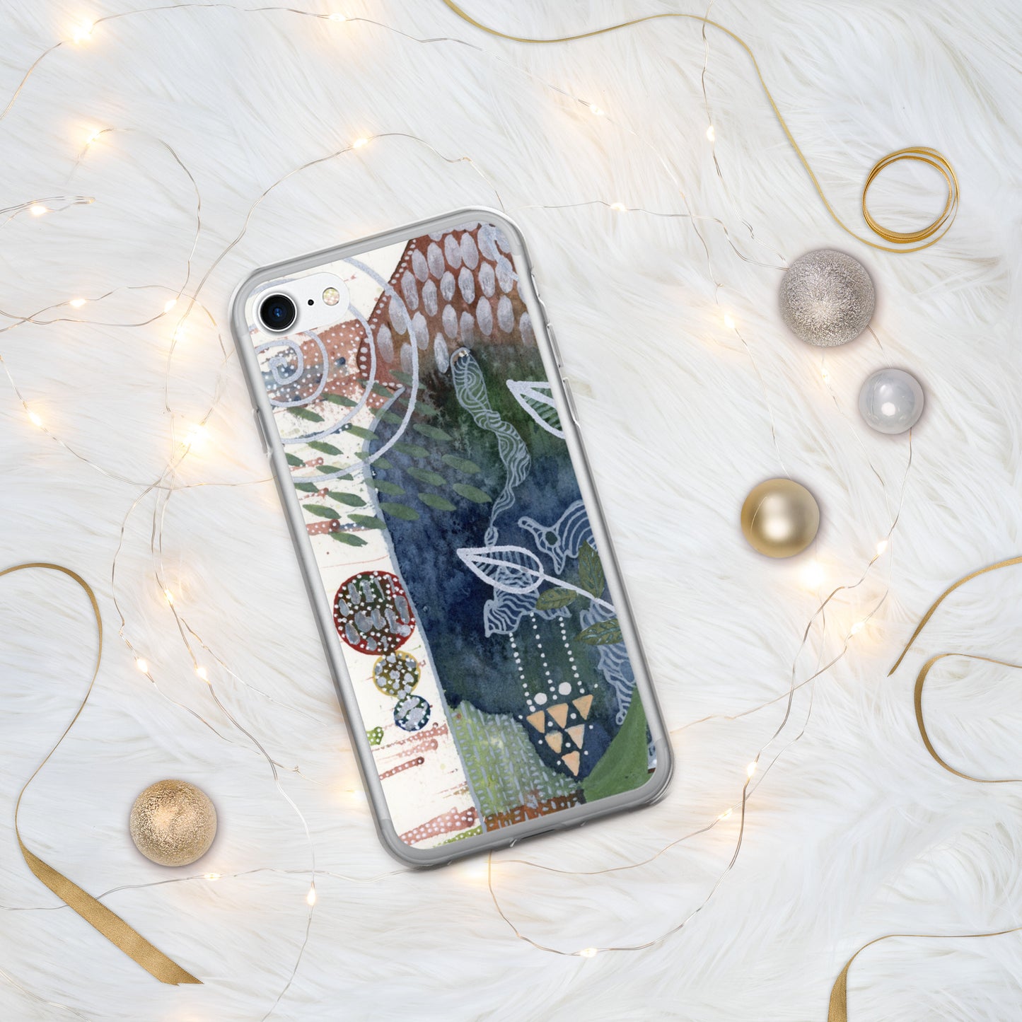 Silver Leaves iPhone® Case