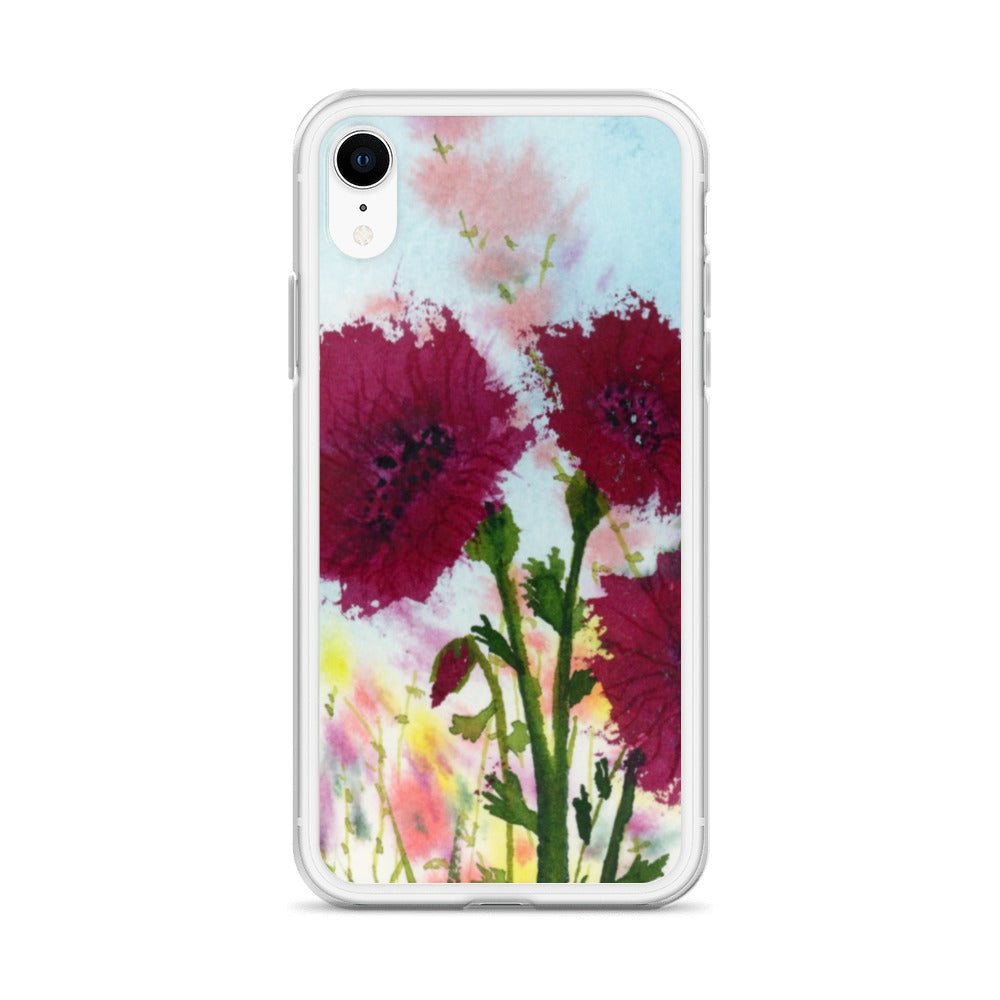 Dark Poppies Clear Case for iPhone®