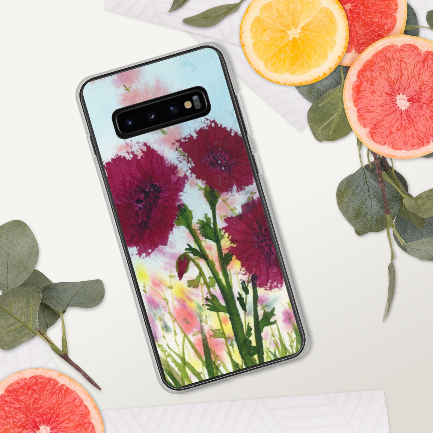 Dark Poppies Clear Case for Samsung®