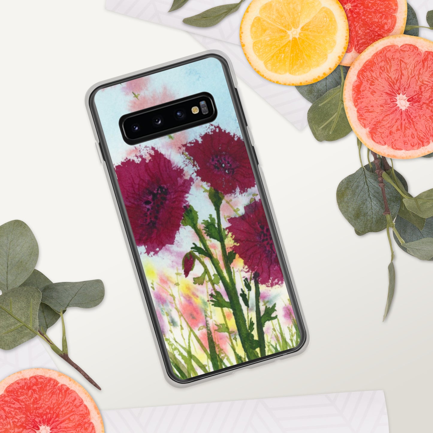 Dark Poppies Clear Case for Samsung®