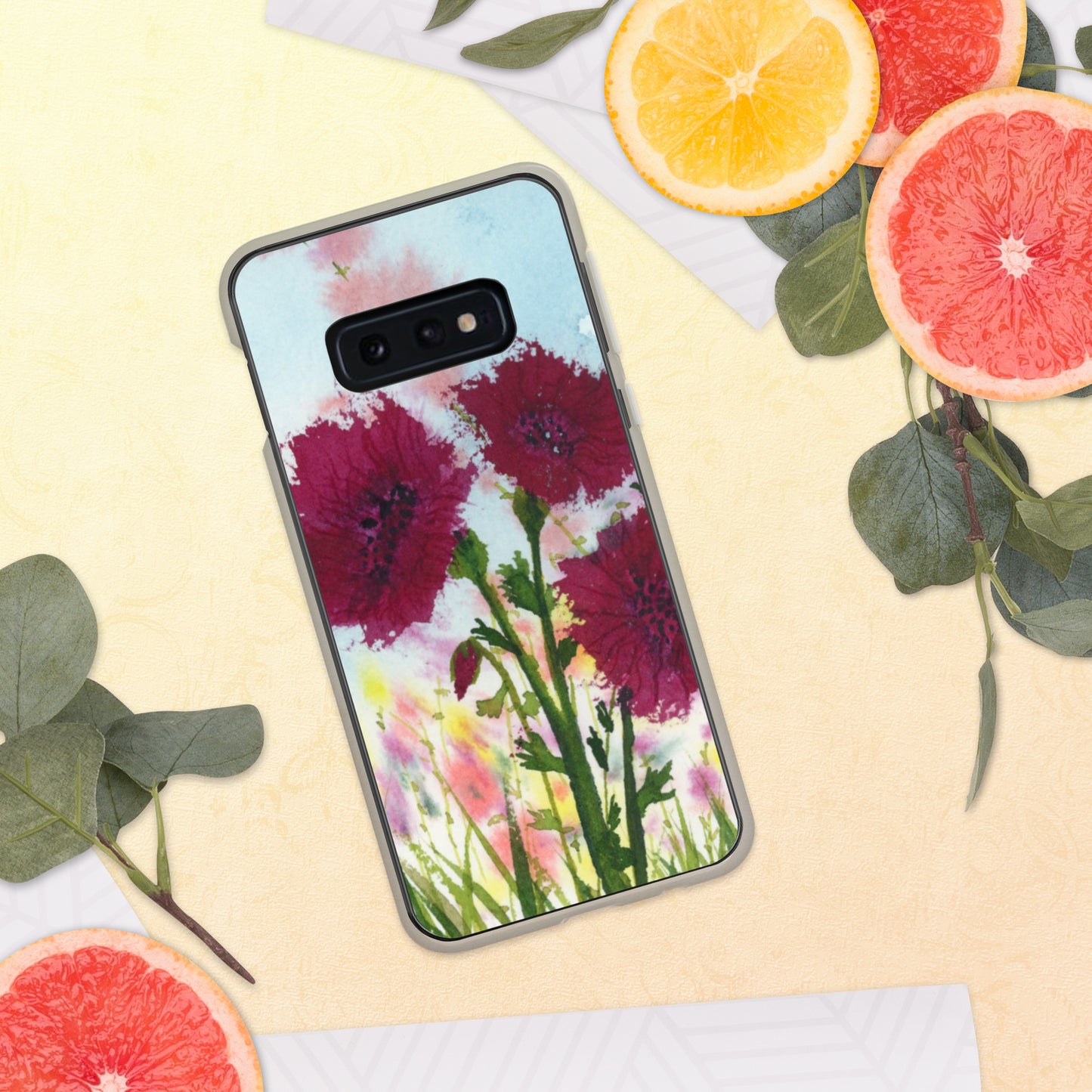 Dark Poppies Clear Case for Samsung®