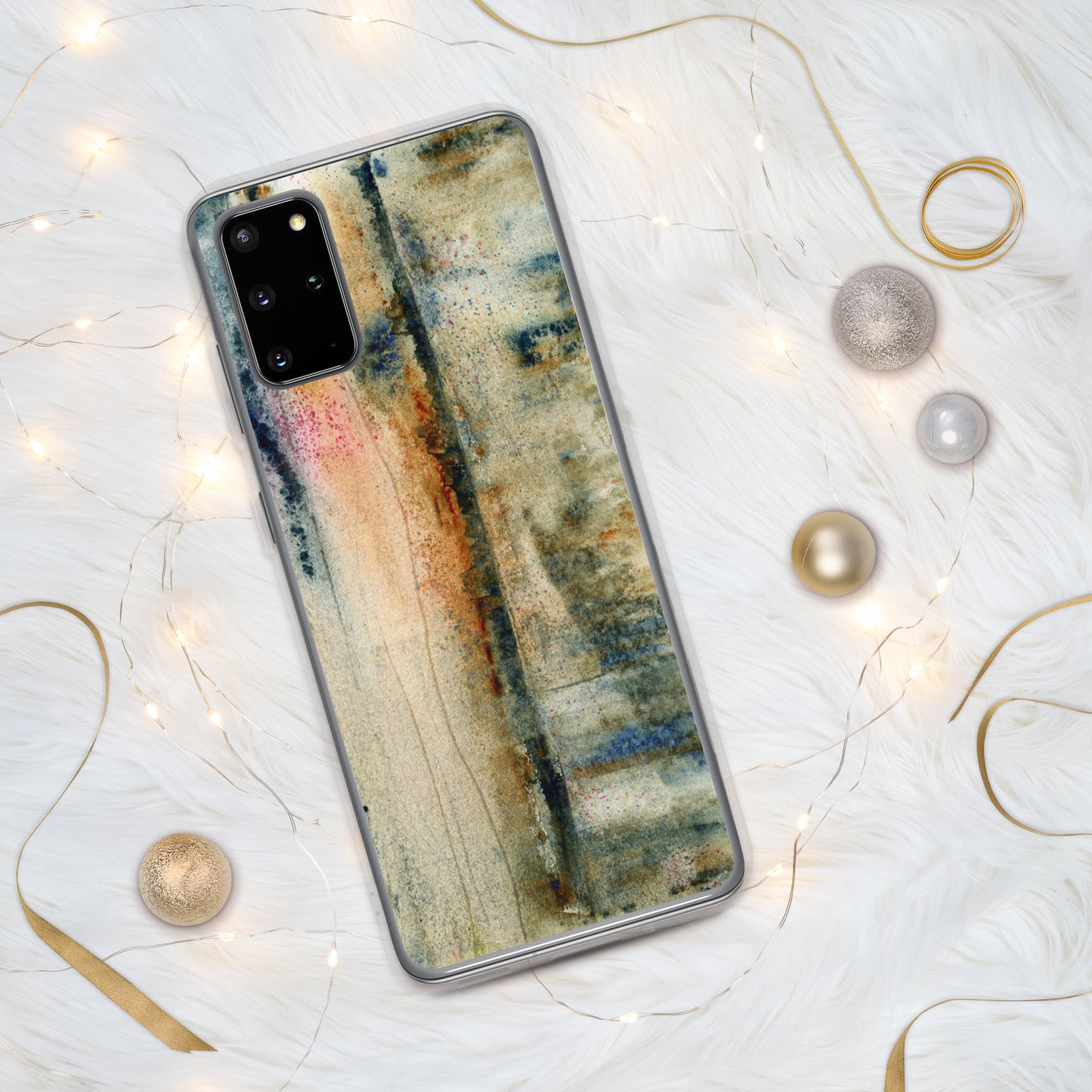 Rustic Smear Clear Case for Samsung®