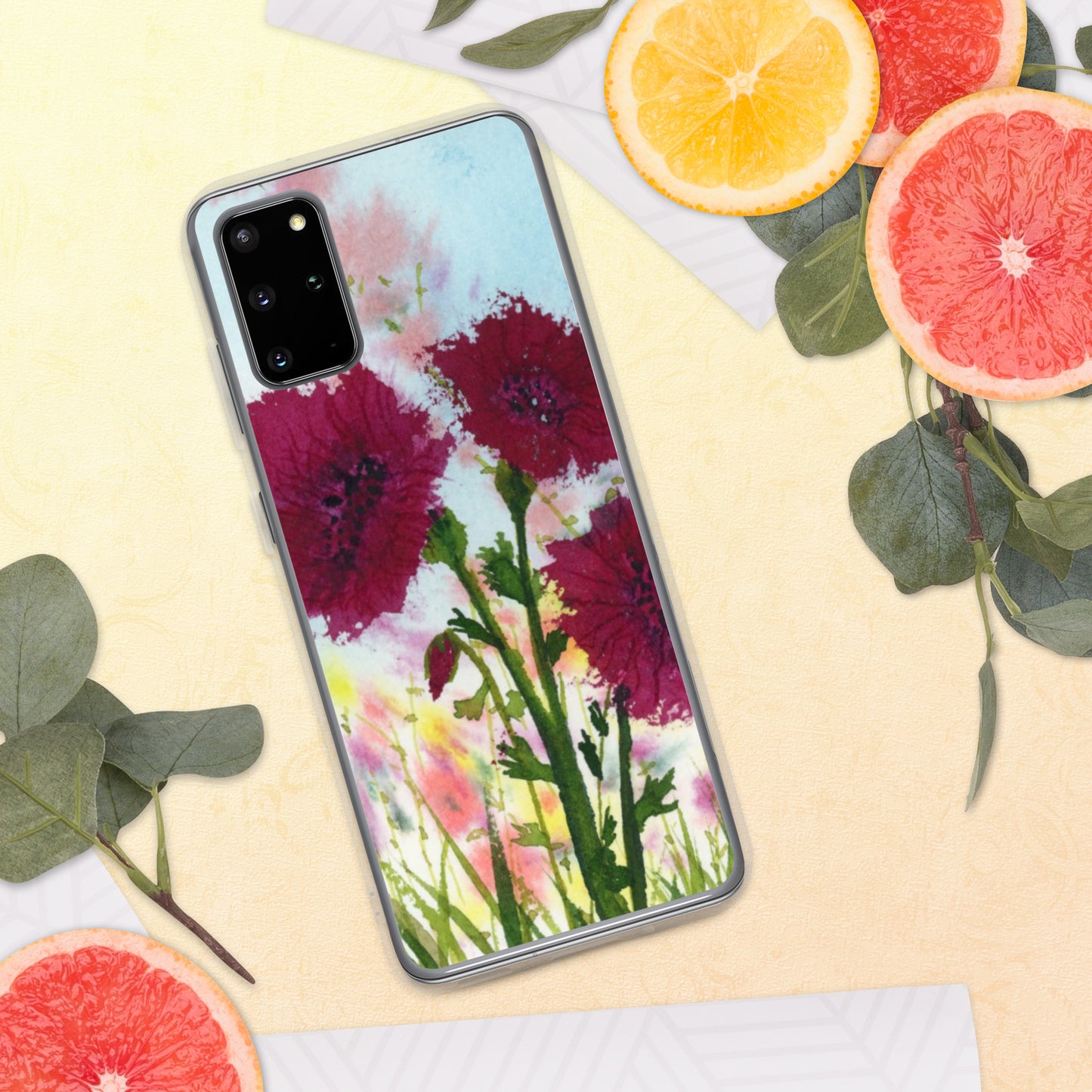 Dark Poppies Clear Case for Samsung®