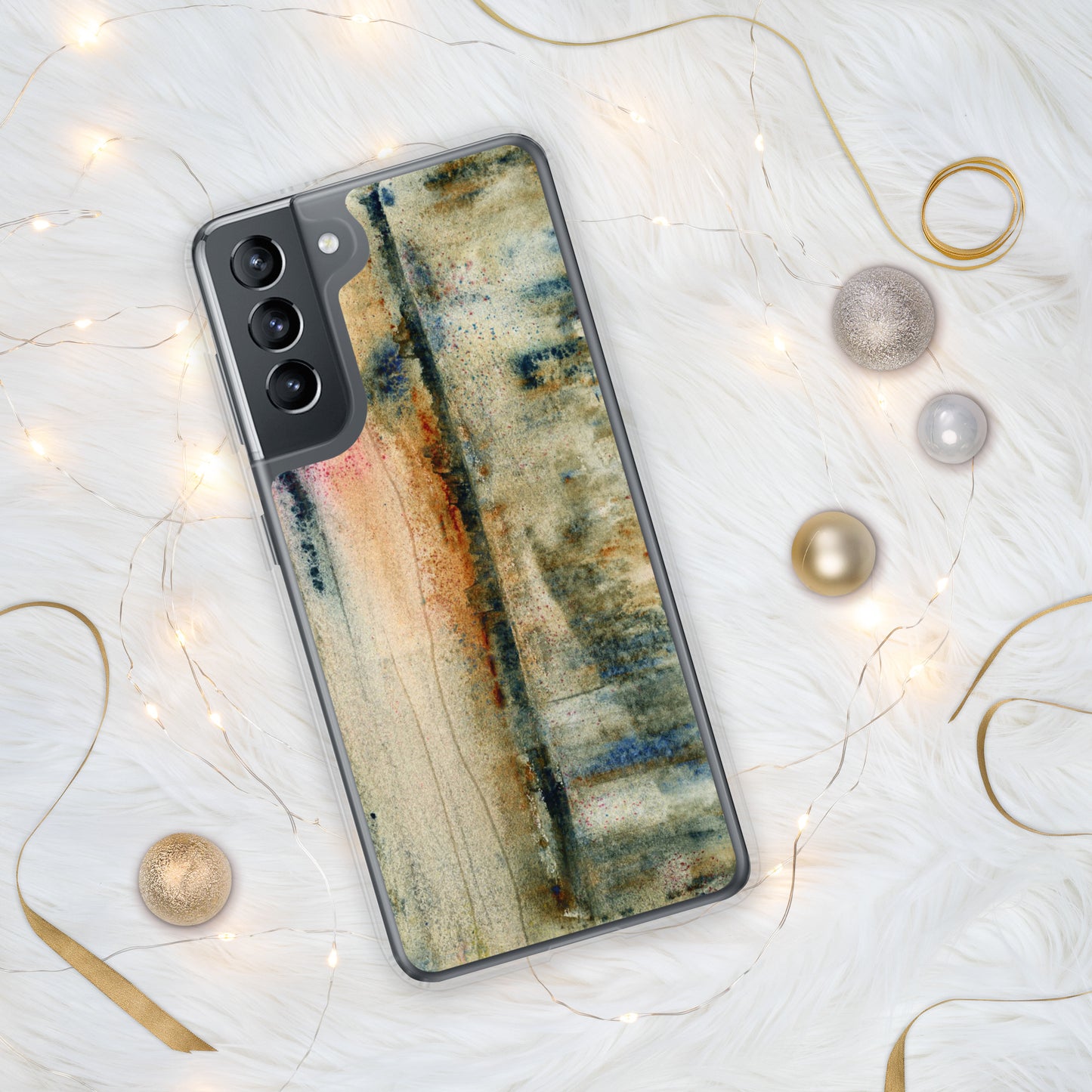 Rustic Smear Clear Case for Samsung®