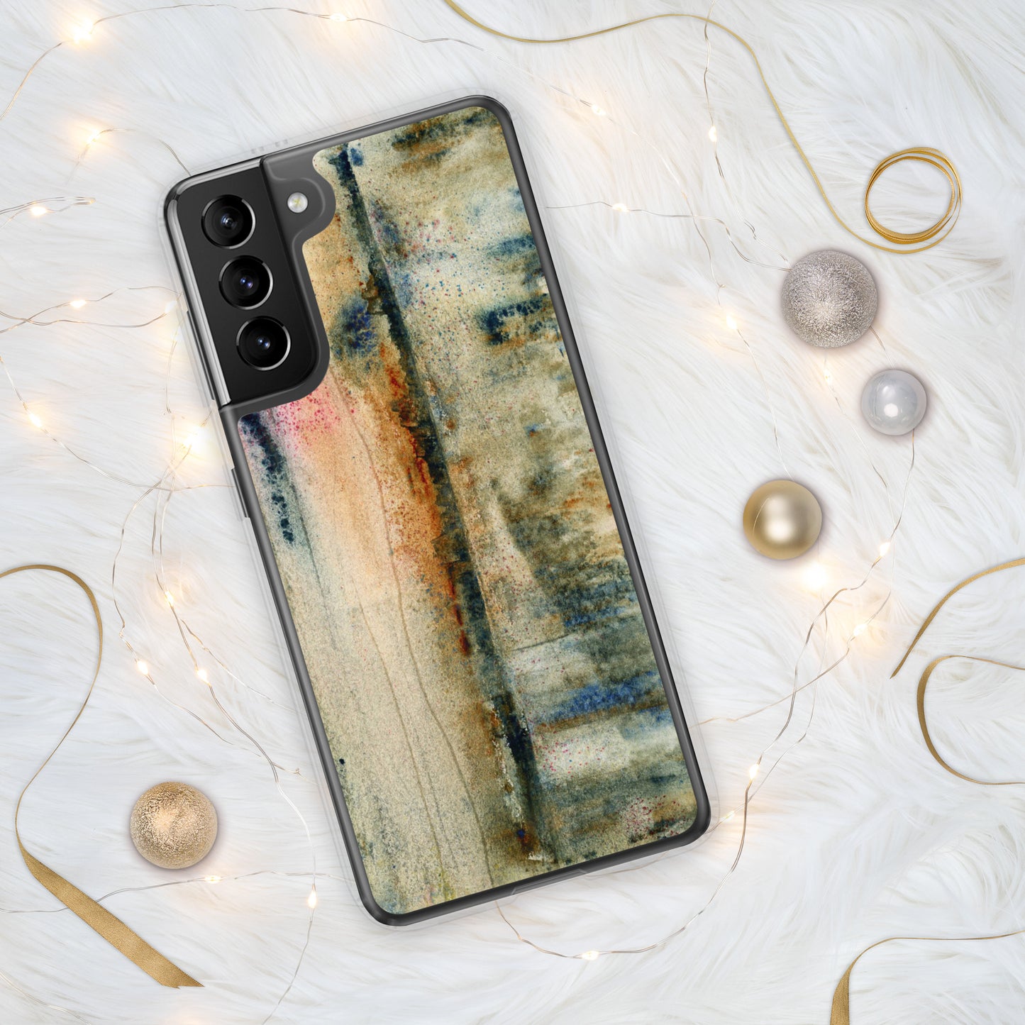 Rustic Smear Clear Case for Samsung®