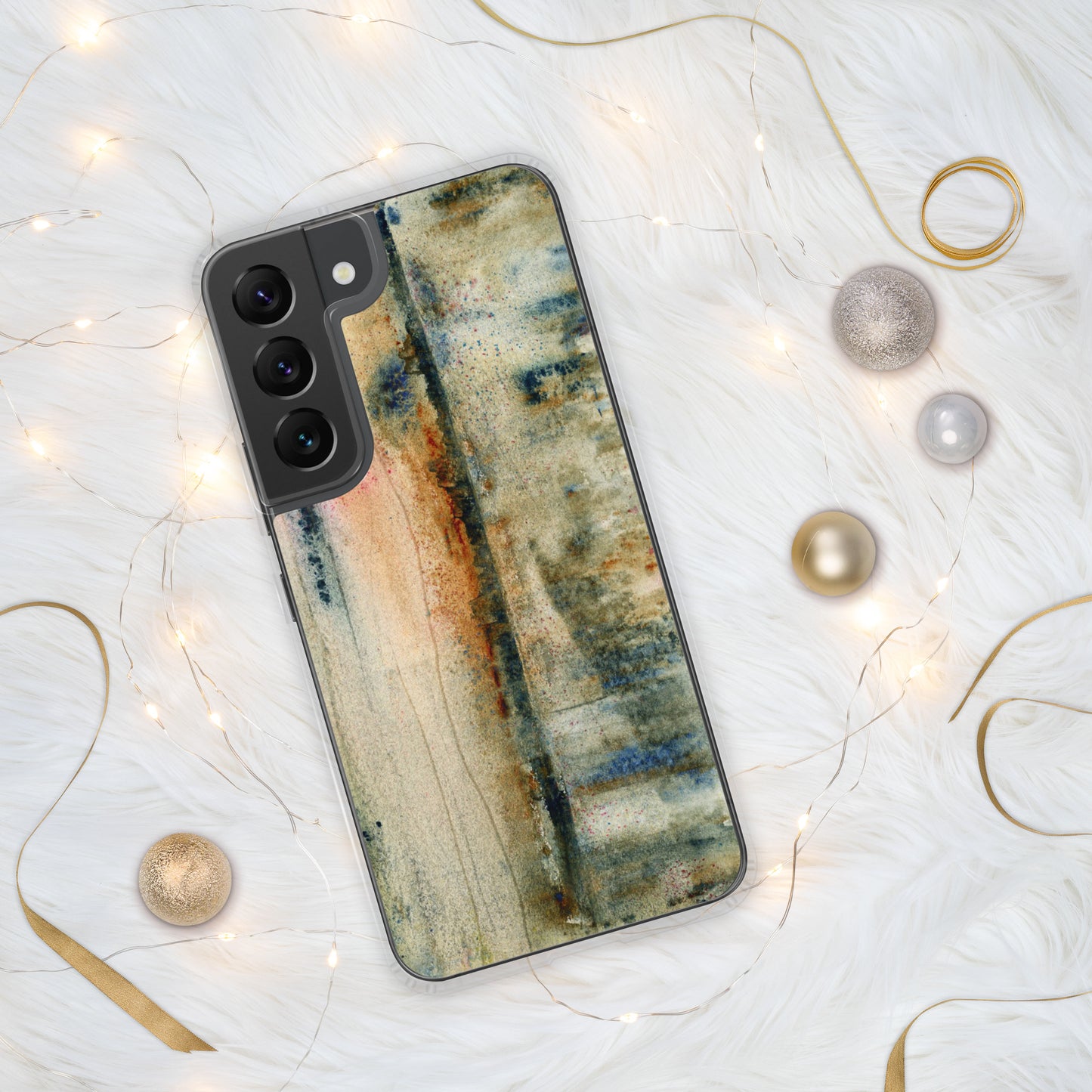 Rustic Smear Clear Case for Samsung®