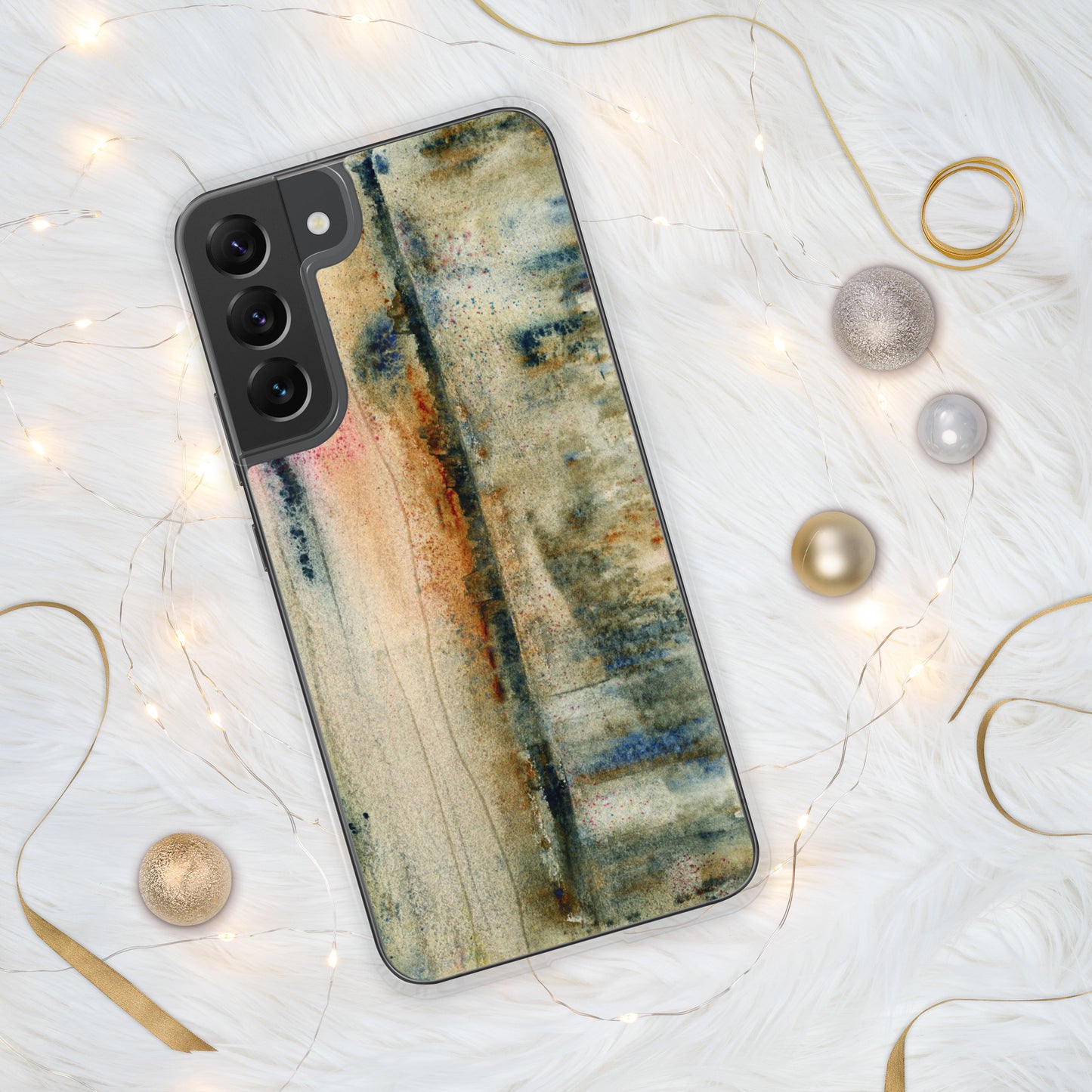 Rustic Smear Clear Case for Samsung®