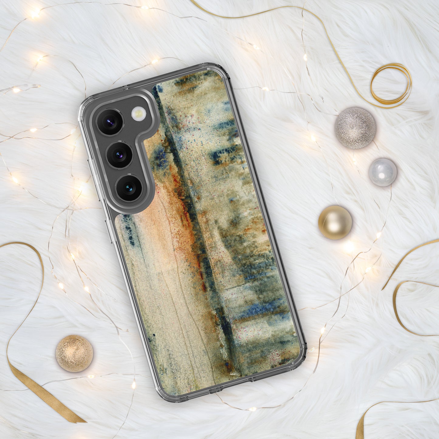 Rustic Smear Clear Case for Samsung®