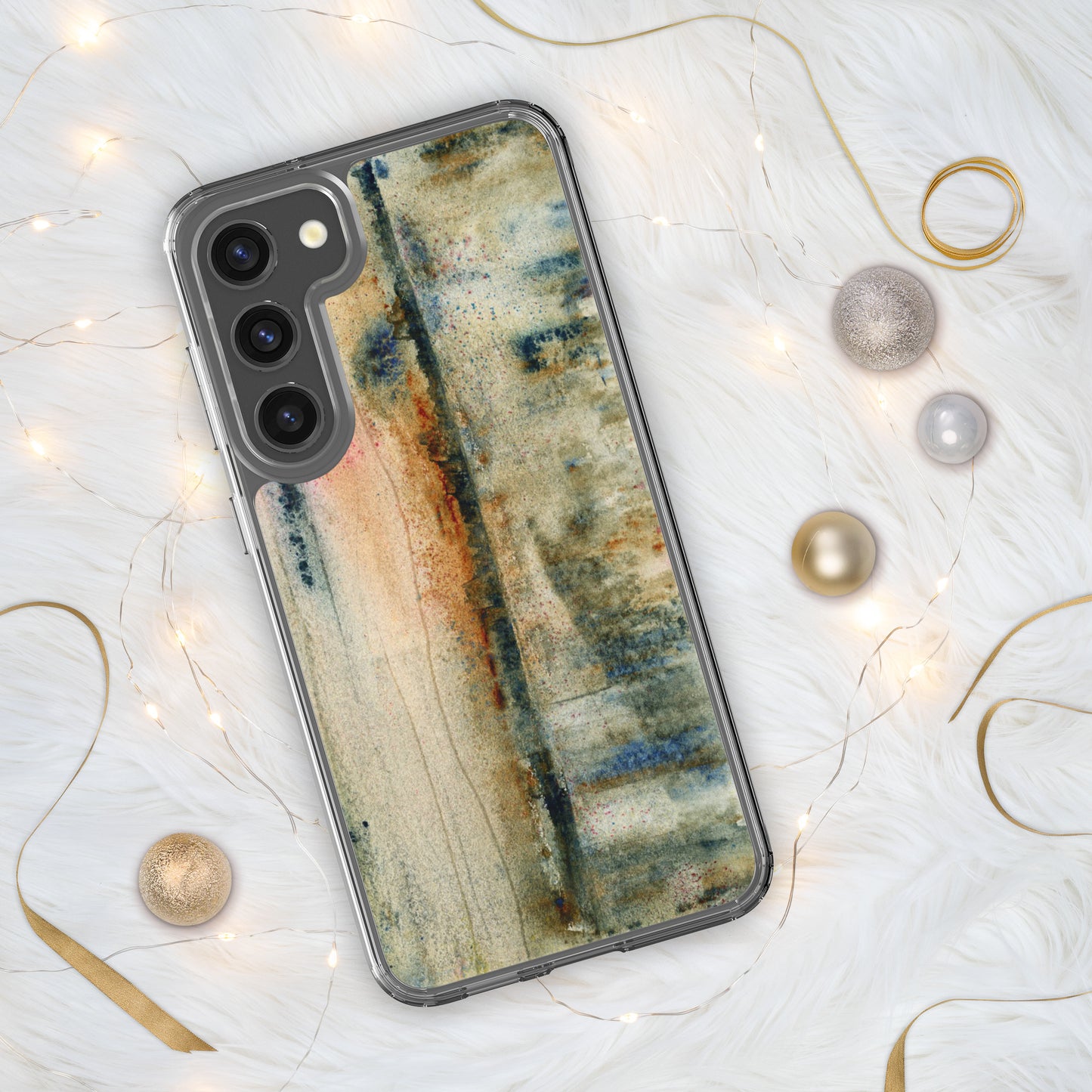 Rustic Smear Clear Case for Samsung®