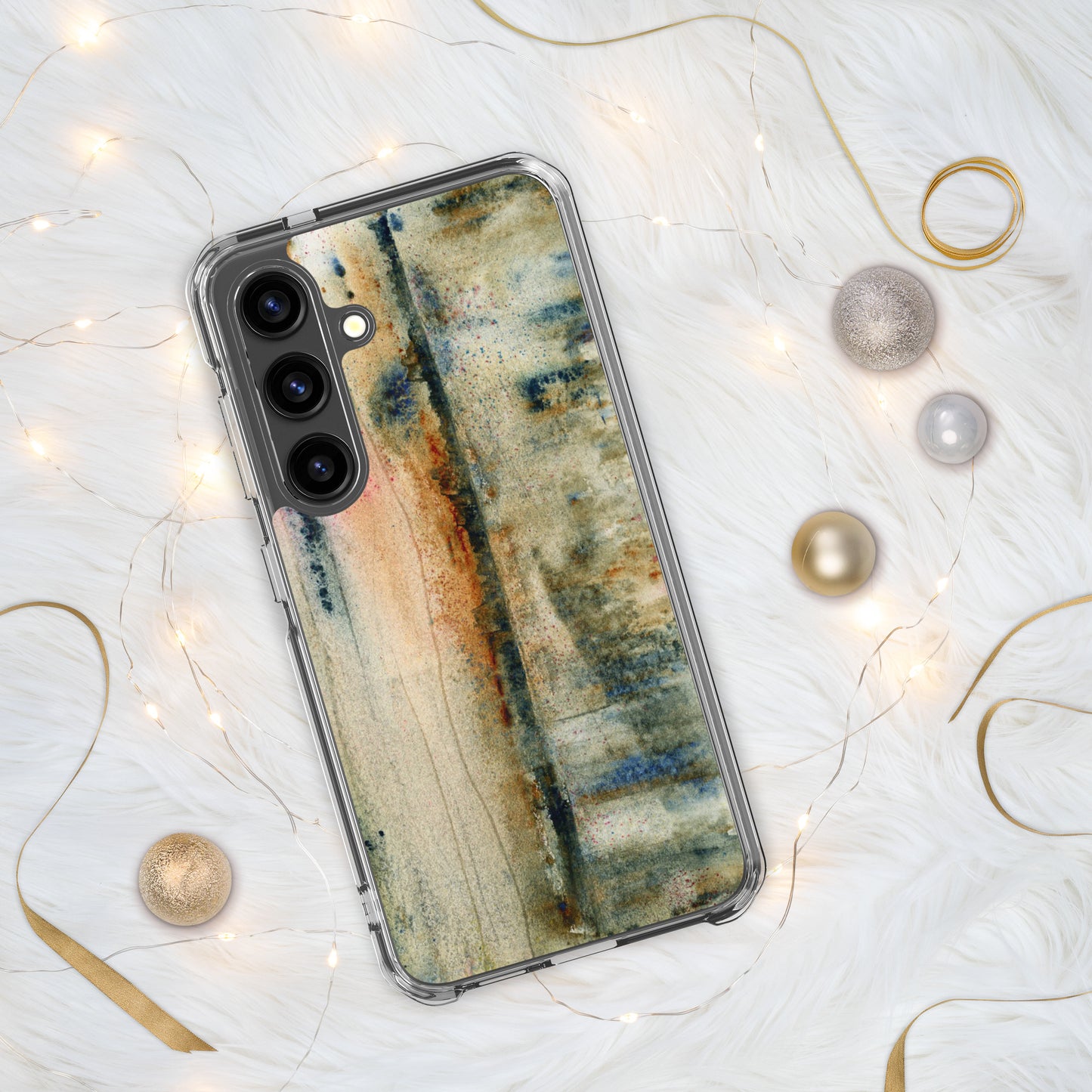 Rustic Smear Clear Case for Samsung®