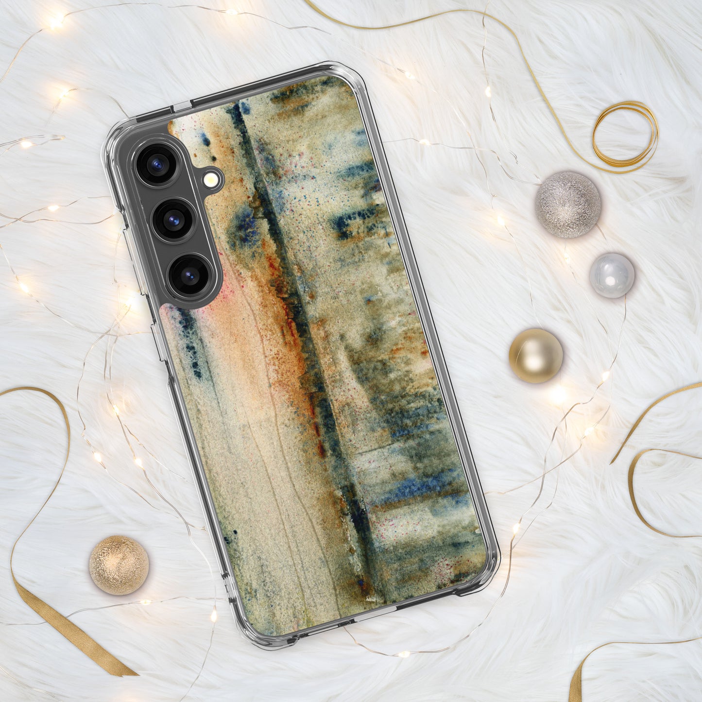 Rustic Smear Clear Case for Samsung®