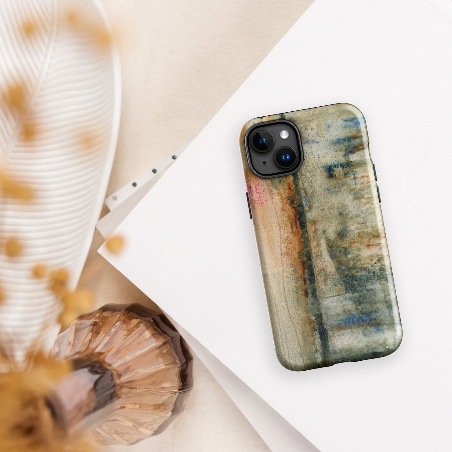 Rustic Smear Tough Case for iPhone®